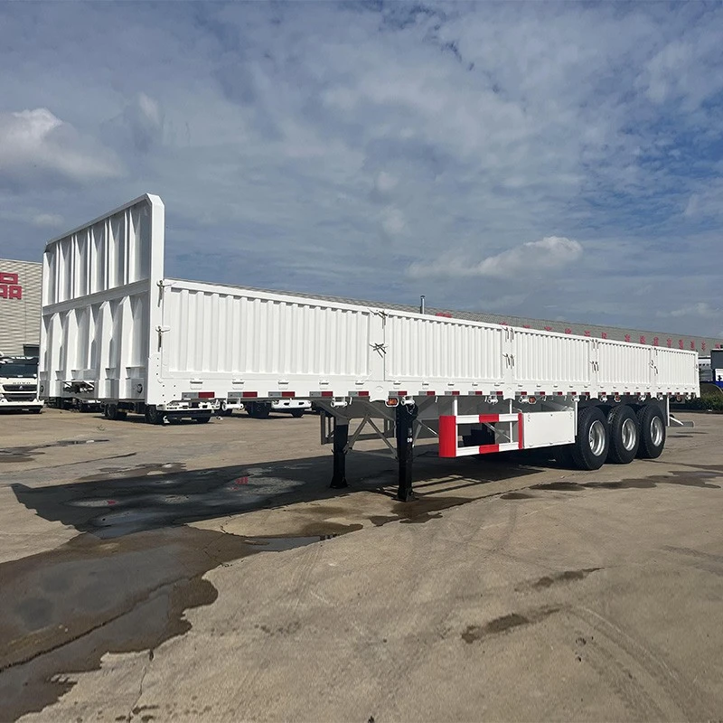 3axles külgseina poolhaagis