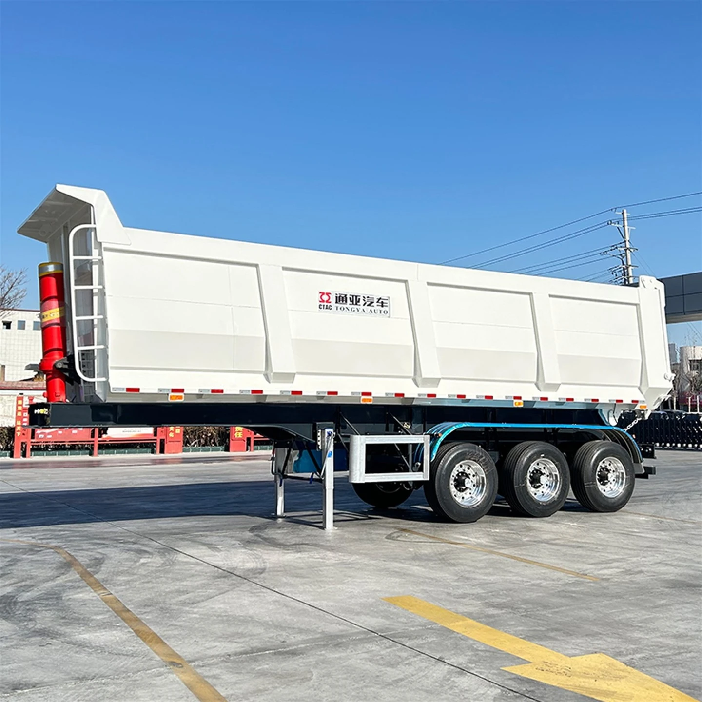 40T REAR DUMP SEMI TRAILER