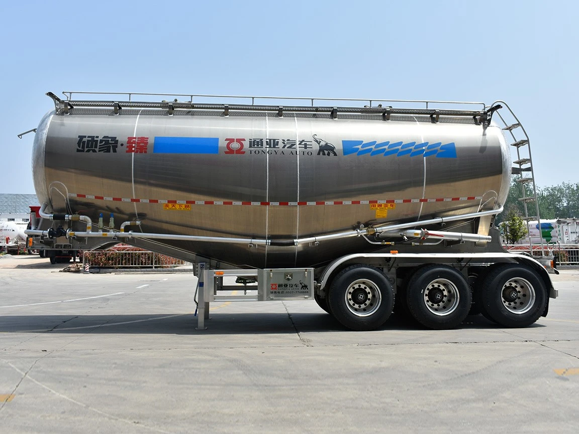 aluminum bulk cement tanker semi trailer2 aluminum bulk cement tanker semi trailer2